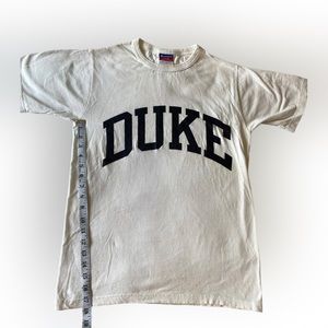 Duke Champion T shirt White sz Small